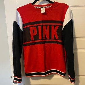 Pink crew neck